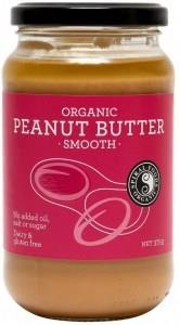 Spiral Organic Smooth Peanut Butter G/F Glass 375g