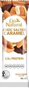 Go Natural Choc Salted Caramel Bars 16x40g
