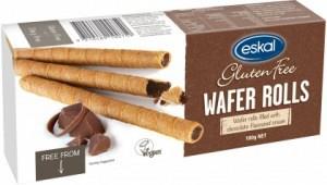 Eskal G/F Wafer Rolls Chocolate Cream 100g