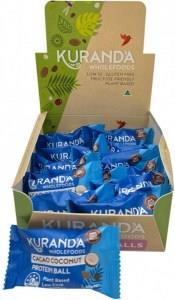 KURANDA WHOLEFOODS Protein Ball Cacao Coconut 40g x 12 Display