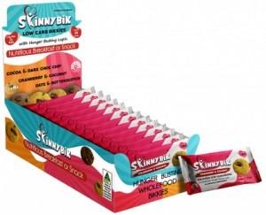 SKINNYBIK Biscuits Cranberry & Coconut (2 x 15g) x 18 Display