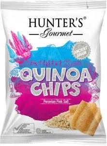 Hunter's Gourmet Quinoa Chips Peruvian Salt G/F 75g
