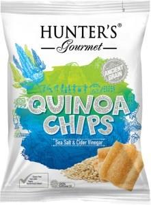 Hunter's Gourmet Quinoa Chips Salt & Vinegar G/F 75g