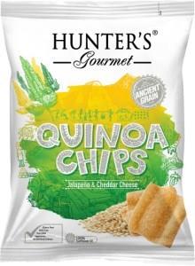Hunter's Gourmet Quinoa Chips Jalapeno & Cheddar G/F 75g