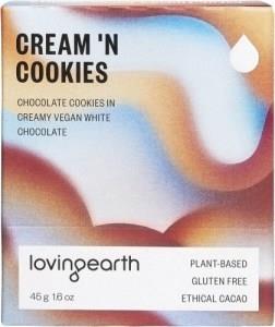 Loving Earth Cream 'N' Cookies White Chocolate 11x45g