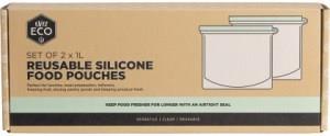 Ever Eco Reusable Silicone Food Pouches Set of 2 x 1L 2pk