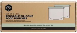 Ever Eco Reusable Silicone Food Pouches Set of 2 x 1.5L 2pk