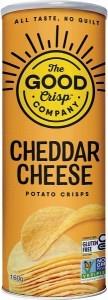 The Good Crisp Company Potato Crisps Cheddar Cheese 8x160g