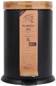 Eco Basics Rubbish Bin 3L - Black