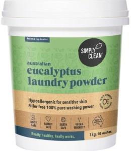 Simply Clean Laundry Powder Eucalyptus 1kg
