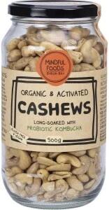 Mindful Foods Cashews Organic & Activated 500g