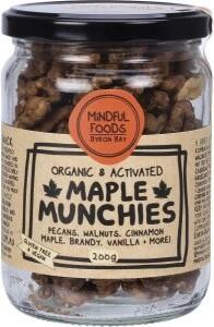 Mindful Foods Maple Munchies Organic & Activated 200g