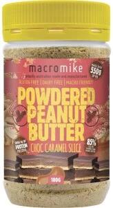 Macro Mike Powdered Peanut Butter Chocolate Caramel Slice 156g
