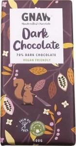 Gnaw Chocolate Handcrafted Dark Chocolate 70% 12x100g
