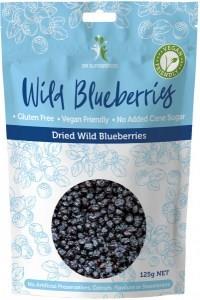 Dr Superfoods Super Wild Blueberries 125g