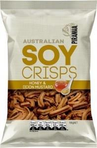 Piranha Soy Crisps Honey & Dijon Mustard 100g