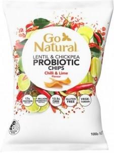 Go Natural Probiotic Chips Chilli & Lime Flavour 100g