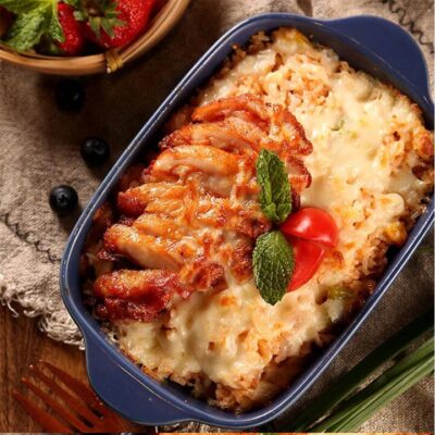 [Frozen] Open Small Stove Cheese and Fresh Tomato Pork Chop Rice 520g