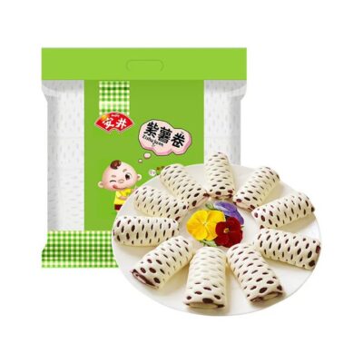 Anjoy Frozen Purple Sweet Potato Rolls - 800g