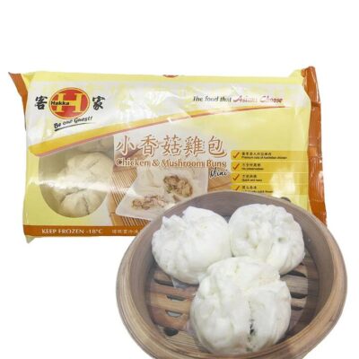[Frozen] Hakka Mini Mushroom Chicken Buns, 8 Pack, 280g