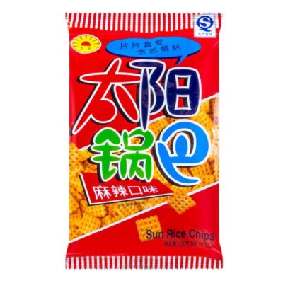 Sun Brand Spicy Mala Crispy Rice Snack 130g