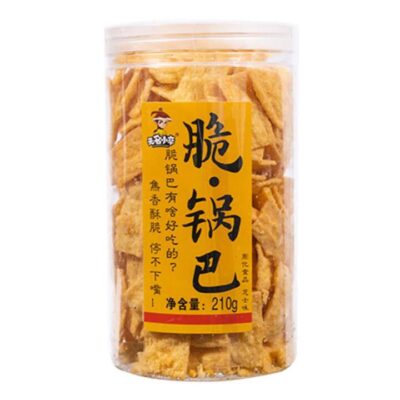 WuMingXiaoZu Crispy Rice Crackers Cheese Flavor 210g