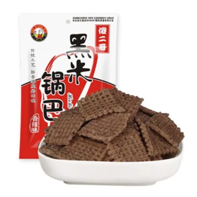 Shaerge Black Rice Cracker, Spicy Flavor, 100g