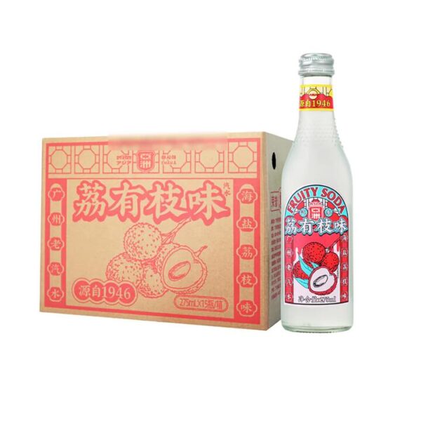Asia Fruity Lychee Soda - 275ml x 15 Bottles