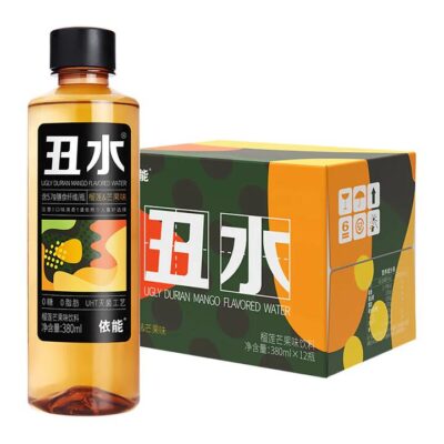 Yineng Ugly Durian Mango Flavored Water - 380ml x 12