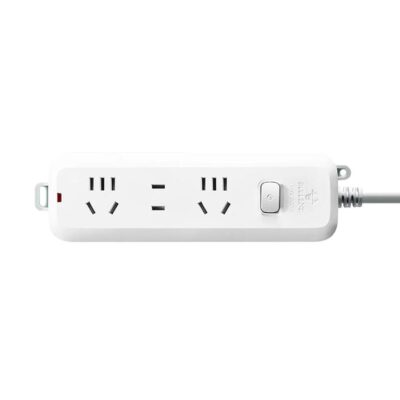 Bull Brand 3-Meter 3-Socket B5120 White Plug