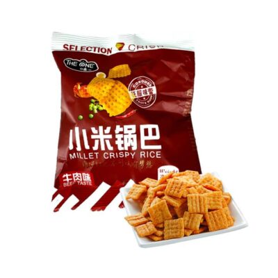 The One Millet Crispy Rice - Beef Flavor, 30g