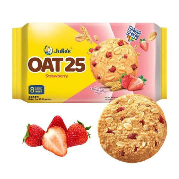 Julie's Oat 25 Strawberry Cookies - 200g