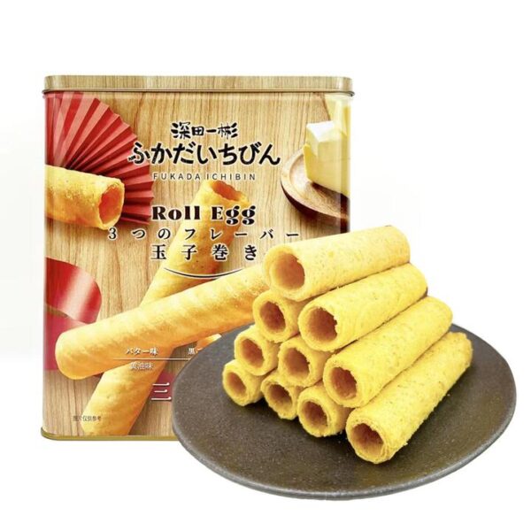 Fukada Ichibin Three Flavor Egg Rolls - 322g