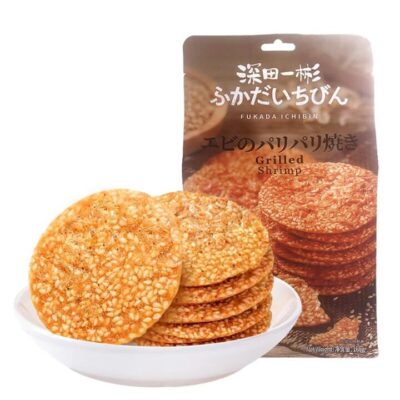 Fukada Ichibin Grilled Shrimp Crisps - Shrimp Flavor, 168g