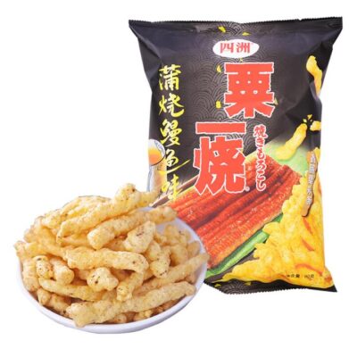 Sizhou Corn Chips - Grilled Eel Flavor, 80g