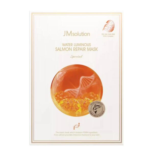 JMsolution Water Luminous Salmon Repair Mask - 40ml x 5 Sheets