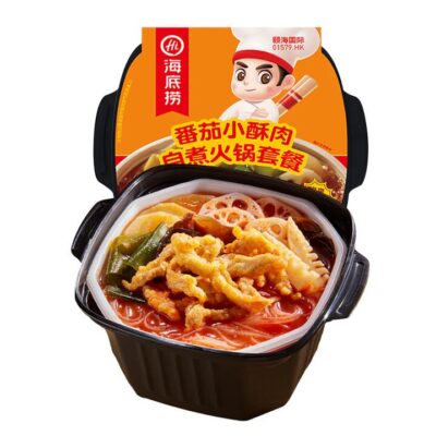 Haidilao Self-Heating Hot Pot Set - Tomato & Crispy Pork, 345g