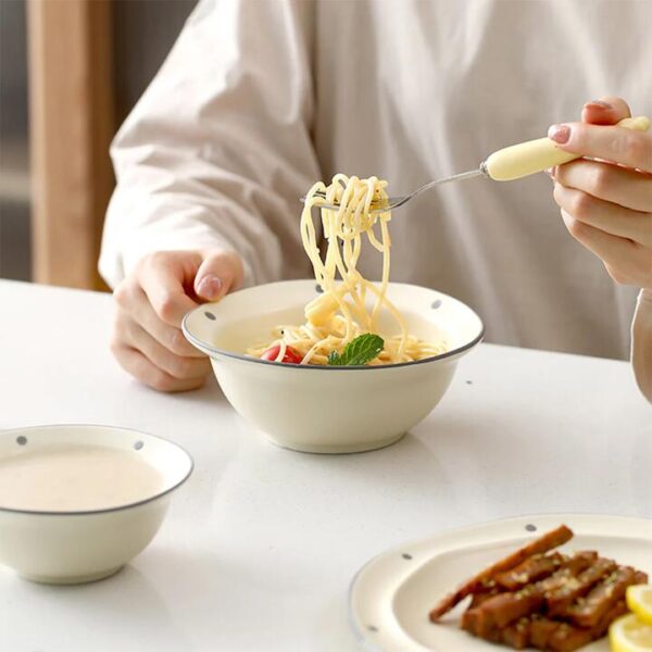 FaSoLa Mingyue Series 7-Inch Bowl - Beige