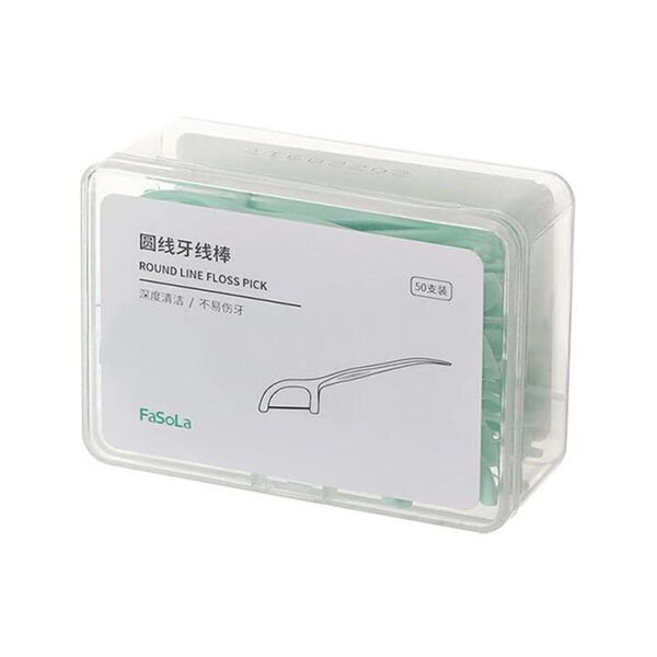 FaSoLa Round Line Floss Picks - 50 Pieces