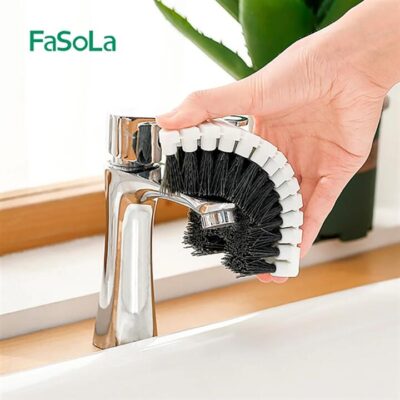 FaSoLa Flexible Cleaning Brush - White, 15*6*4cm