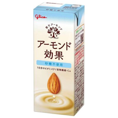 Glico Unsweetened Almond Milk Tea - 200ml