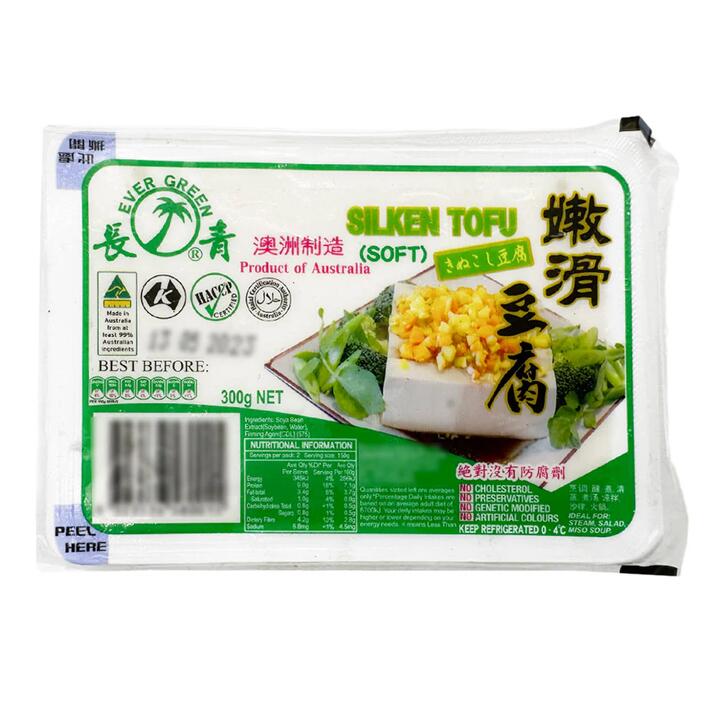 Ever Green Silken Tofu, 300g