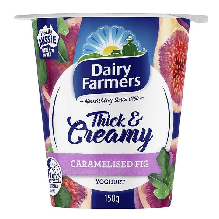 Dairy Farm Rich Yoghurt Cup - Caramel Fig Flavour 150g