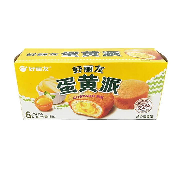 Orion Egg Yolk Pie - Pack of 6, 138g