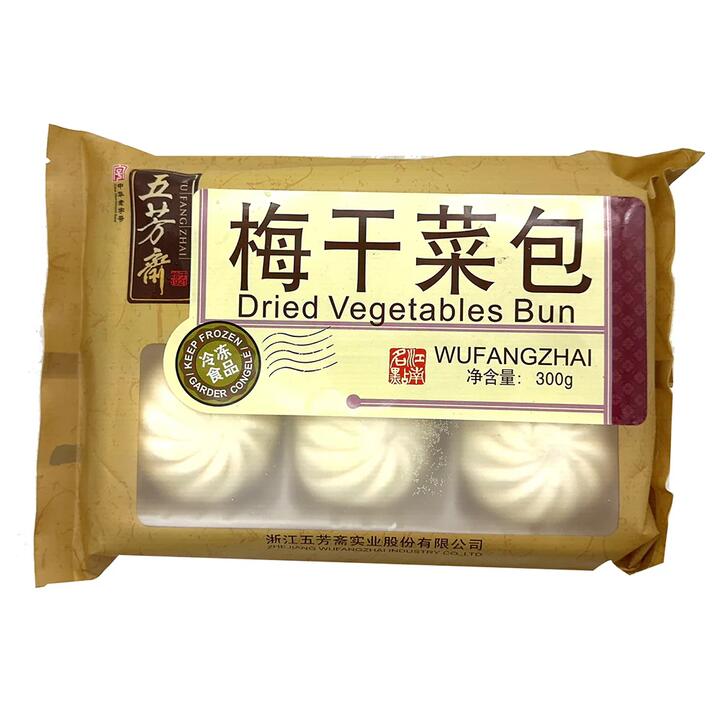 [Frozen] Wufangzhai Preserved Vegetable Buns 300g