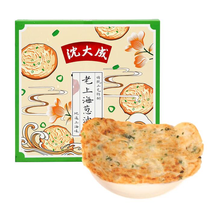 [Frozen] Shen Da Cheng Old Shanghai Scallion Pancakes, 4 Pieces, 320g