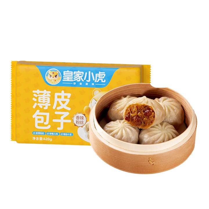 [Frozen] Royal Tiger Spicy Vermicelli Thin Skin Buns 420g