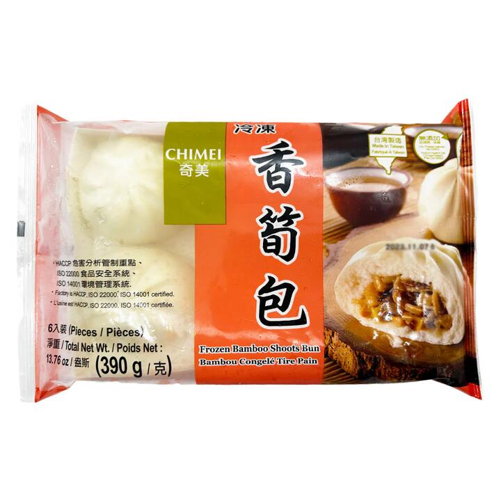 [Frozen] Chimei Fragrant Bamboo Shoot Buns, Pack of 6, 390g