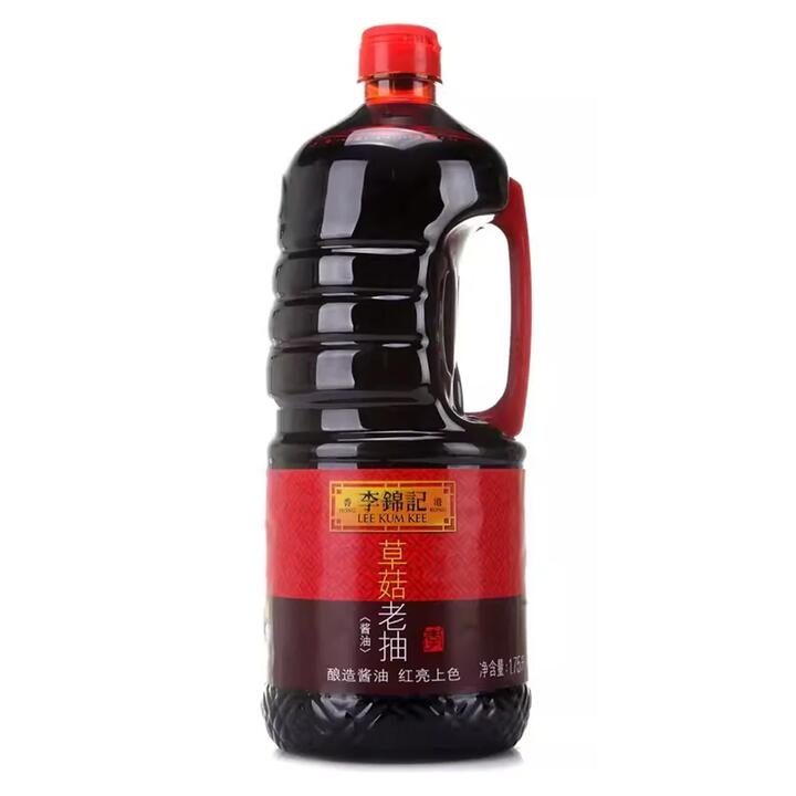 Lee Kum Kee Mushroom Flavored Dark Soy Sauce - 1.75L