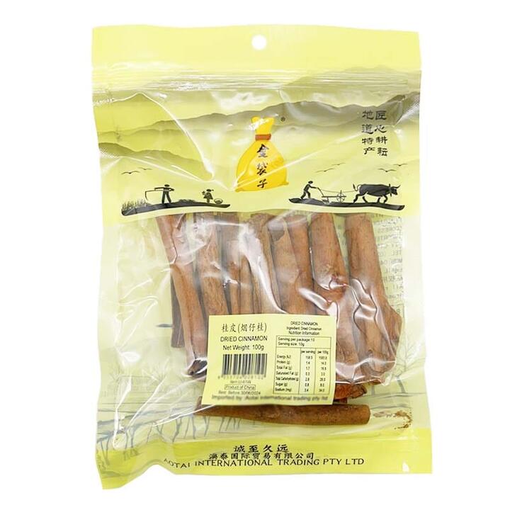 Golden Pouch Cinnamon/Cassia Bark 100g